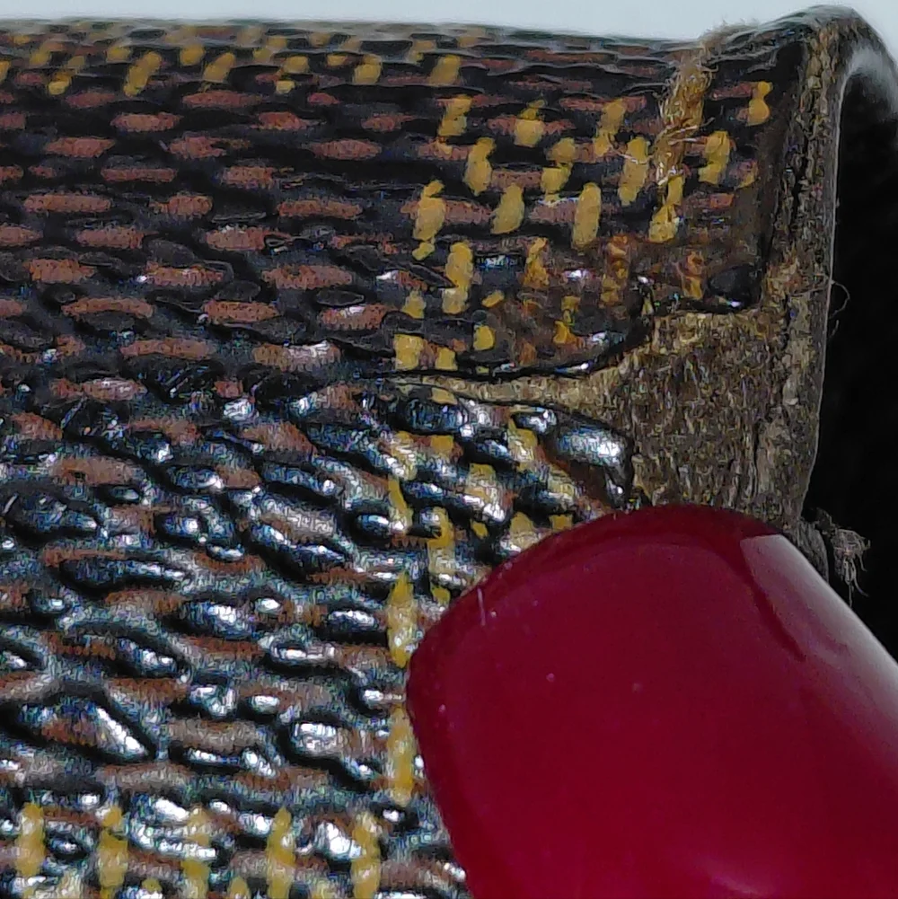 Louis Vuitton Damier Ebene Accessory Case/Pouch  Unisex EUC